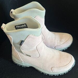 Merrell Women's Pink and Cream Winter Boots
